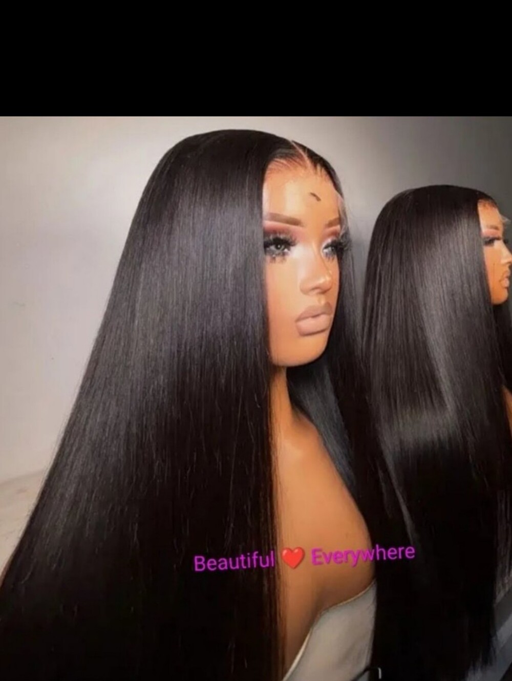 Human lace wig